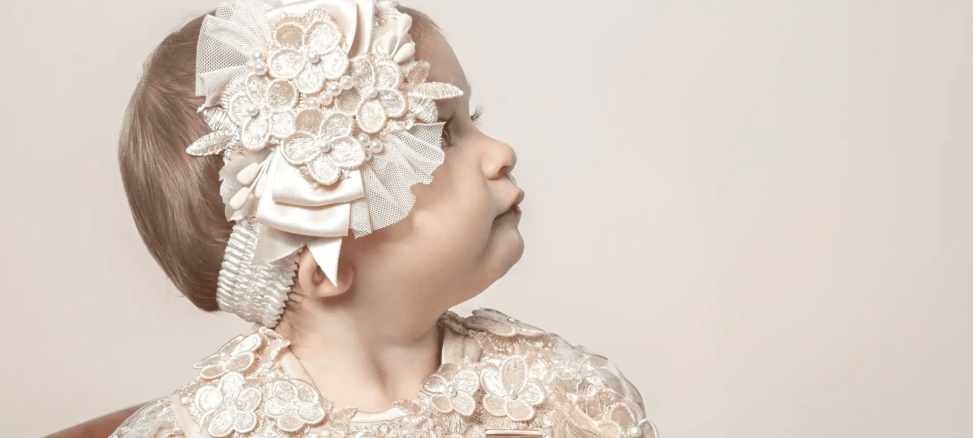 Accesorios de Cabello de Bautizo - Ropones para Bautizo - Luca Gobbi