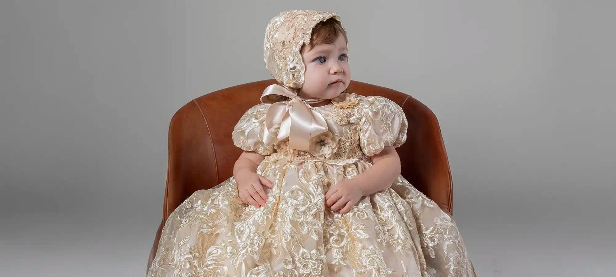 Ropones Tradicionales de Bautizo para Niña - Ropones para Bautizo - Luca Gobbi
