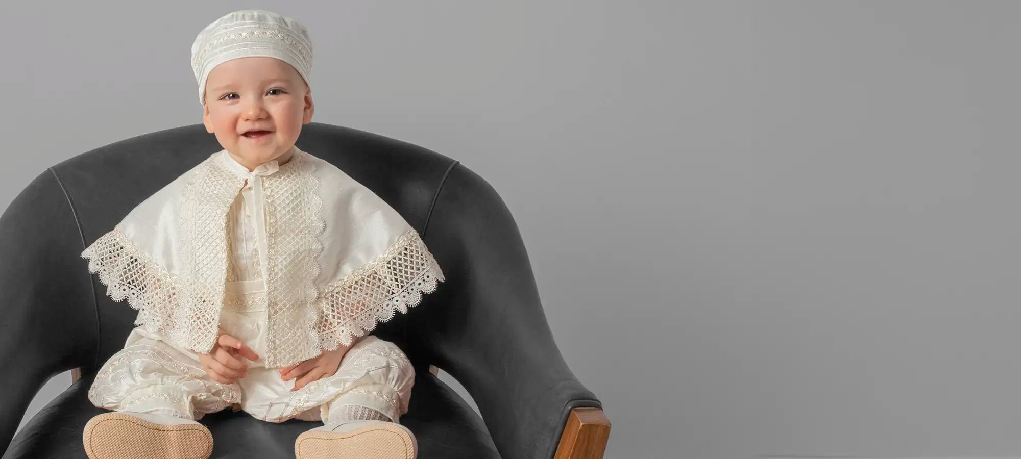 Trajes Signature de Bautizo para Niño - Ropones para Bautizo - Luca Gobbi