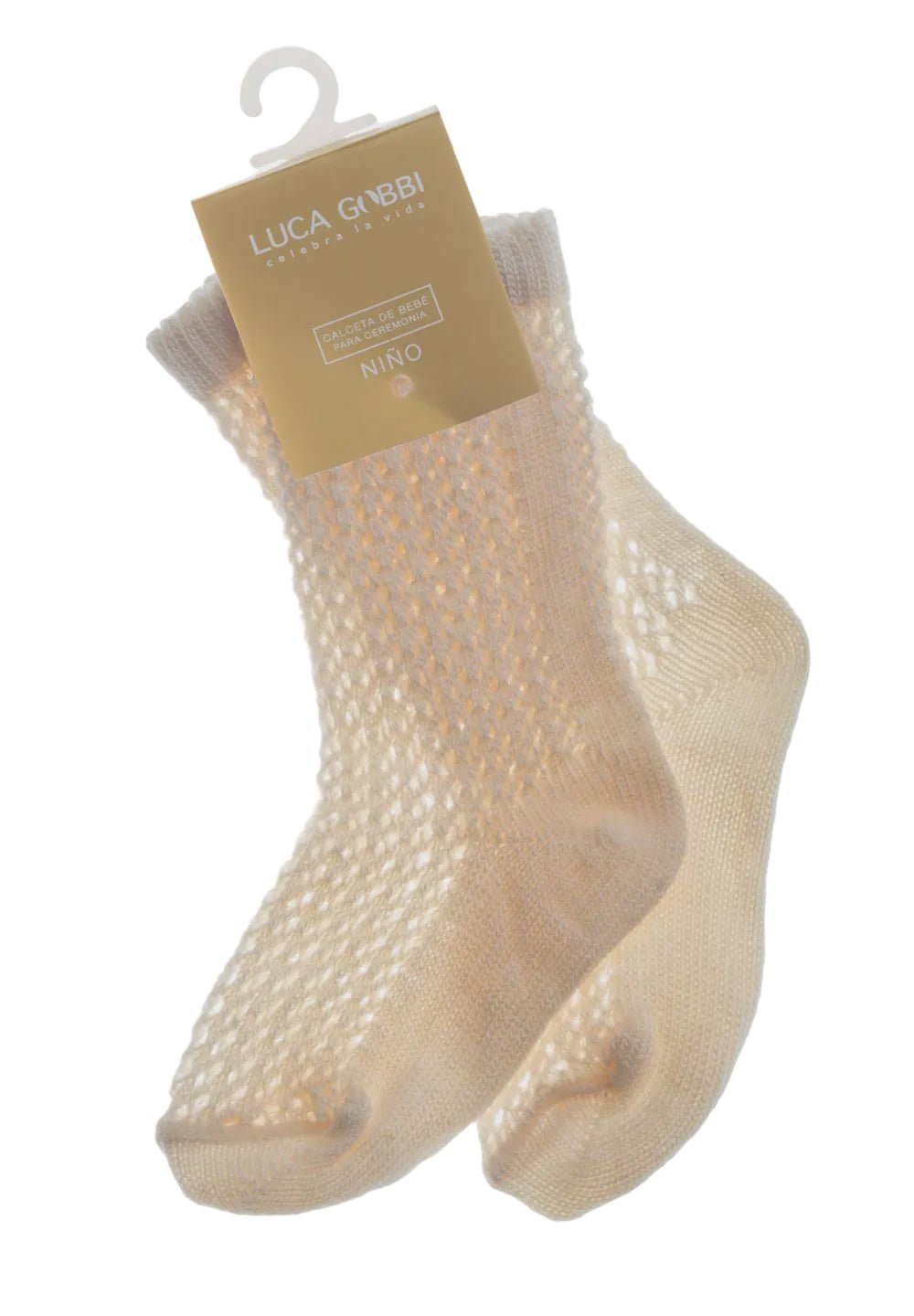 CalcetasCalcetas Beige para bebé Bautizo CeremoniaLuca Gobbi