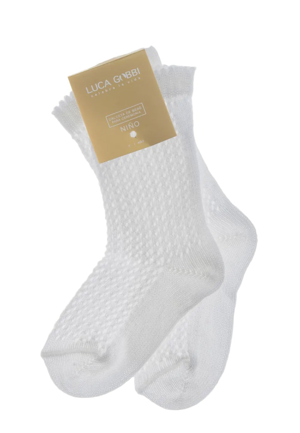 CalcetasCalcetas Blanca para bebé Bautizo CeremoniaLuca Gobbi