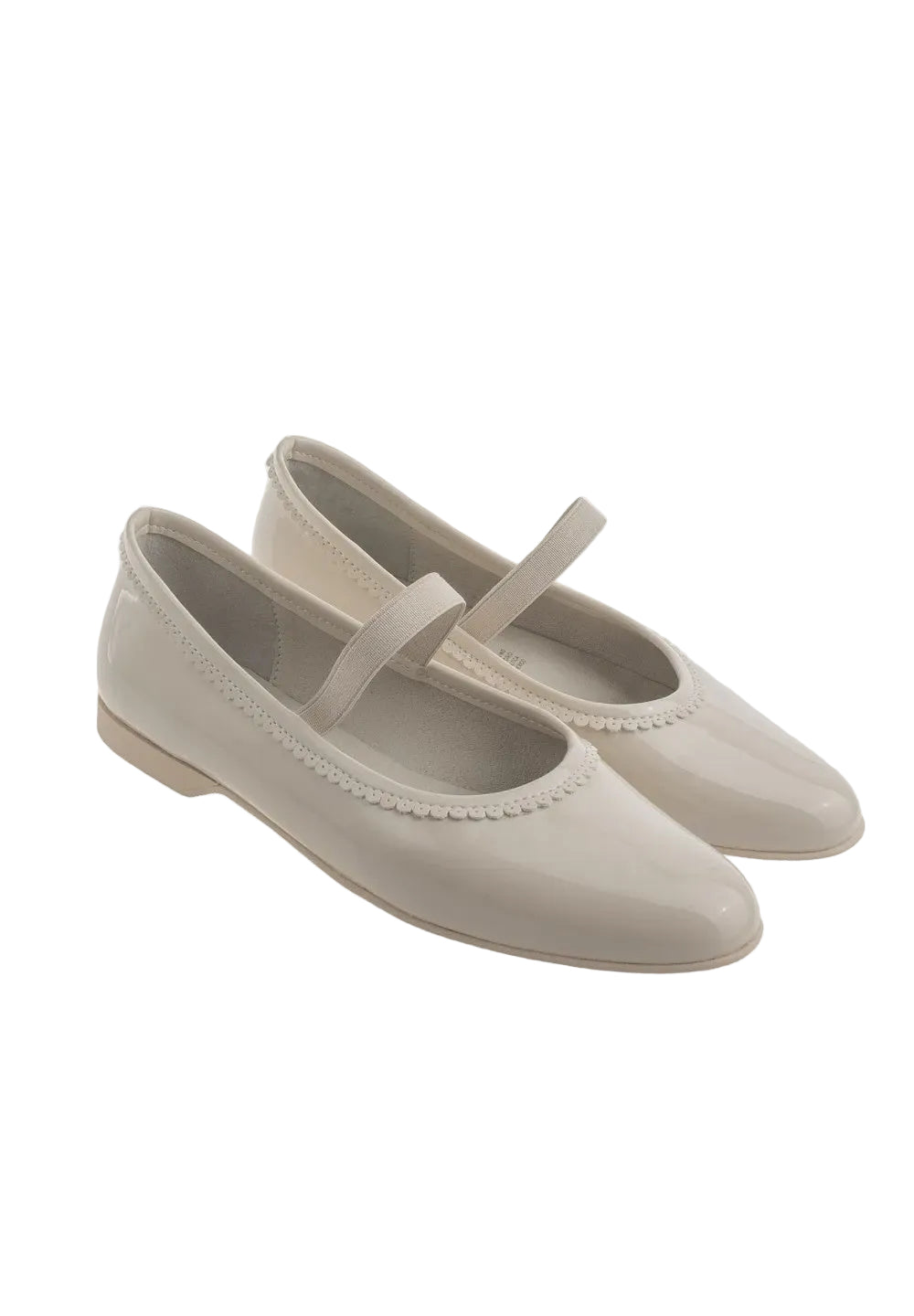CalzadoLG - 307 Beige Zapato estilo charol niñaLuca Gobbi
