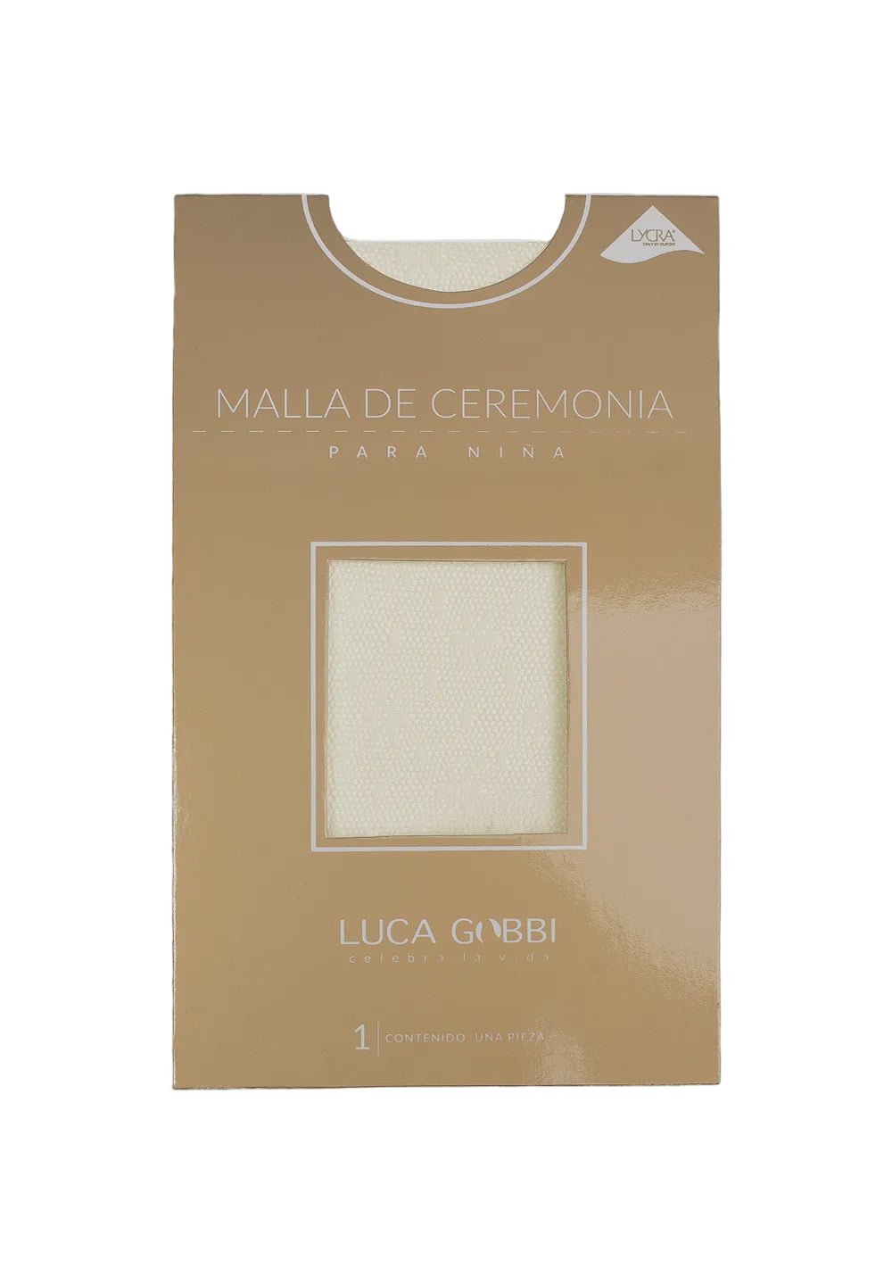 Mallas de CeremoniaMallas decoradas para niña ceremonia BeigeLuca Gobbi