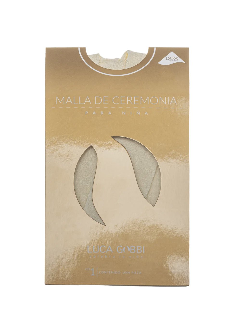Mallas de CeremoniaNueva Colección Mallas Decoradas de Ceremonia BeigeLuca Gobbi
