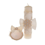 P16 Beige Christening Set for Girls