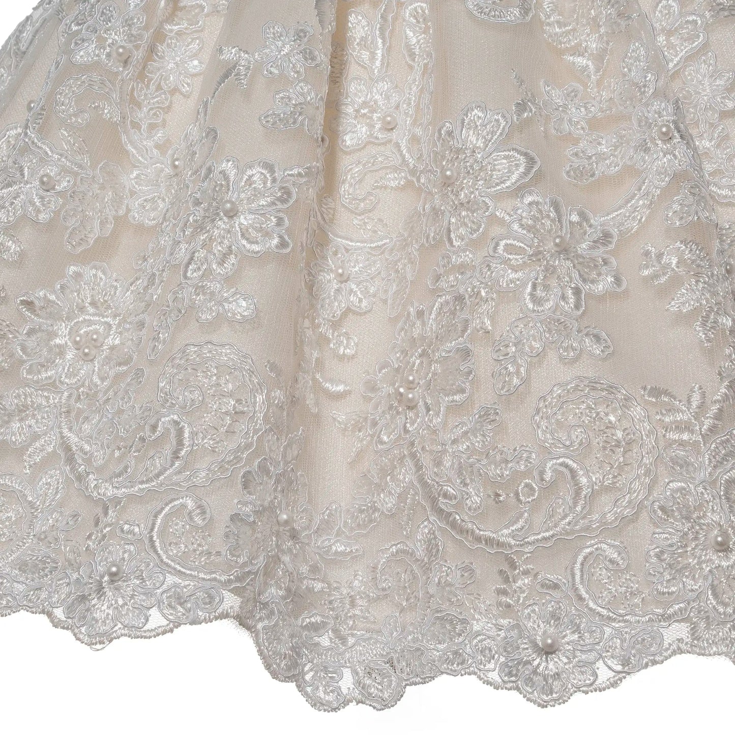 Vestidos para BautizoRopón corto de Bautizo para niña S72 Color: IvoryNot specified