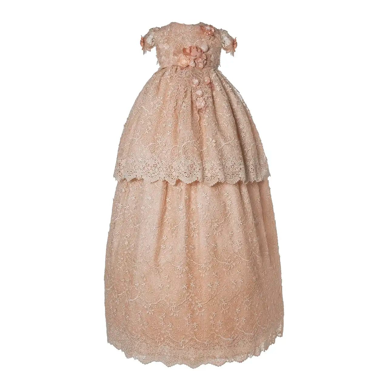 Ropones de BautizoRopón de bautizo S75 para niña BlushLuca Gobbi