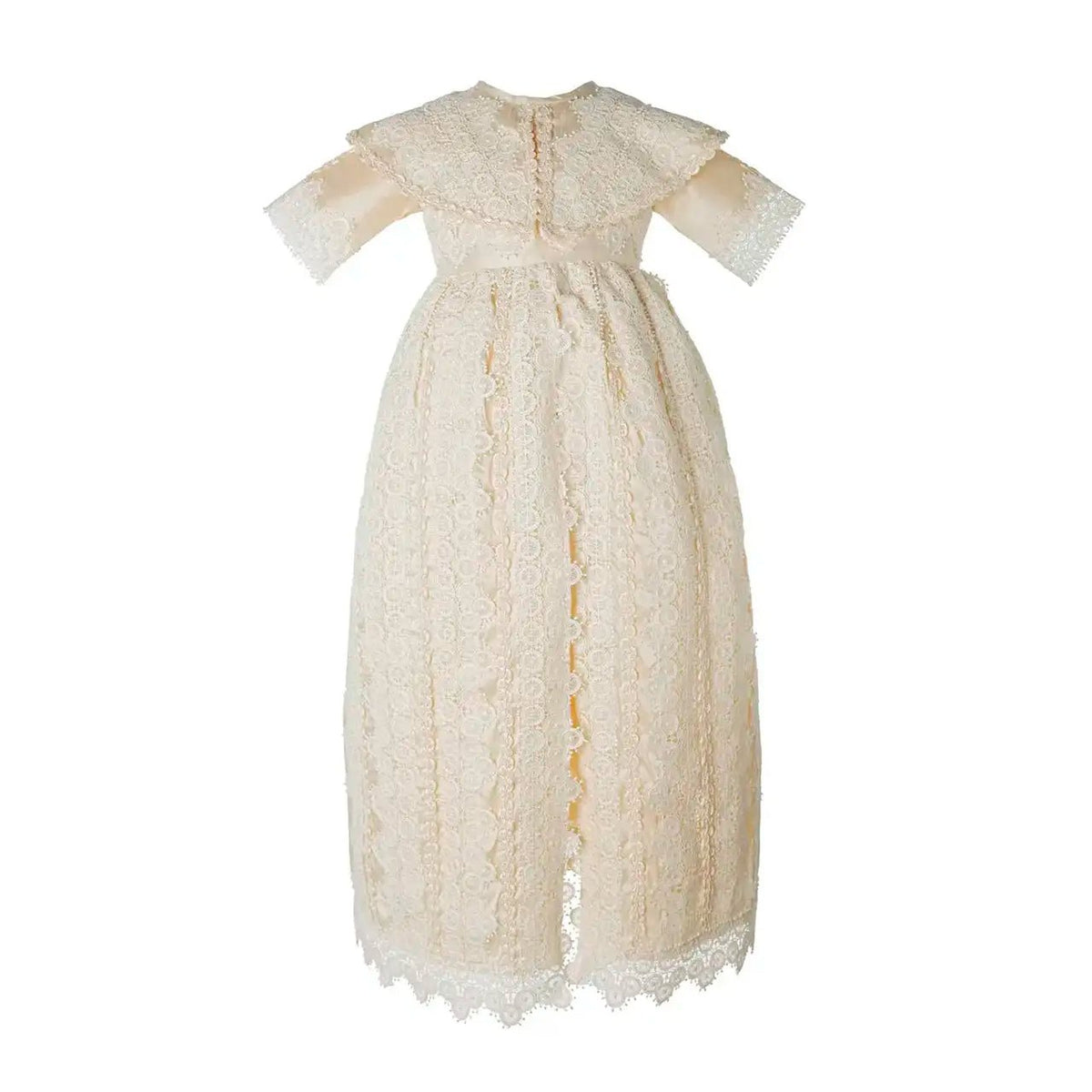 Prince-style christening gown P50 beige