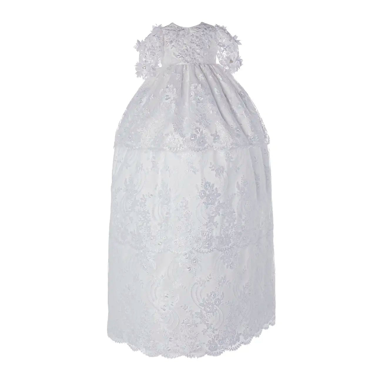 Ropones de BautizoRopón Signature M51 – Blanco · Tres Faldas DesmontableLuca Gobbi