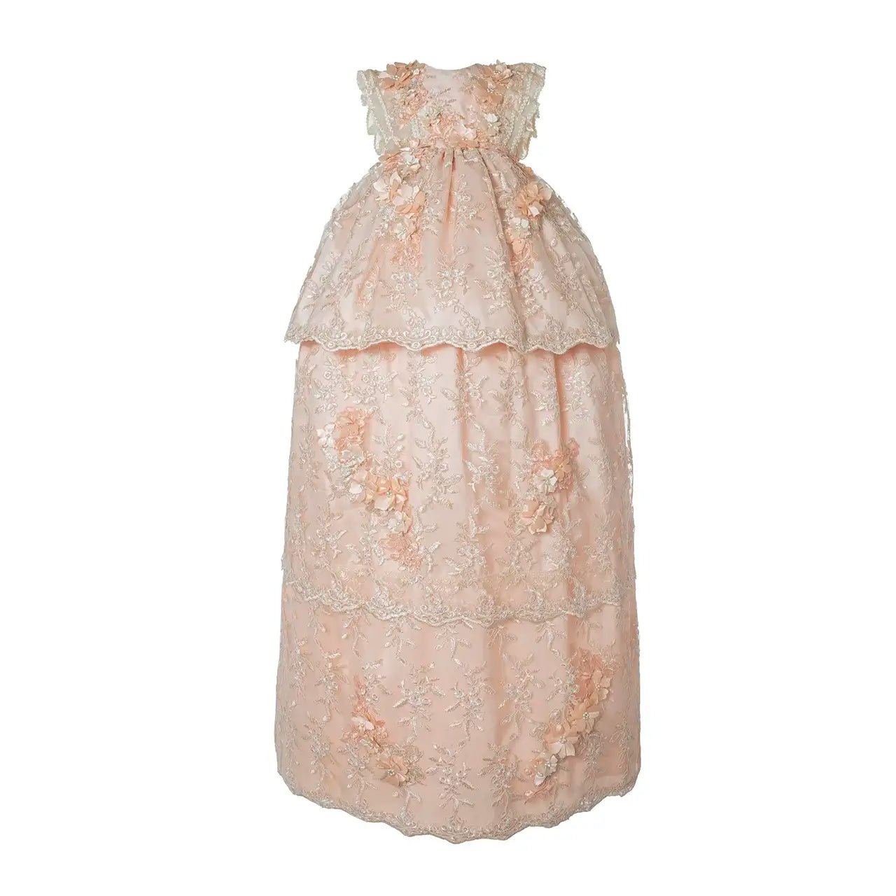 Ropones de BautizoRopón Signature P90 – Beige · Tres Faldas DesmontableLuca Gobbi