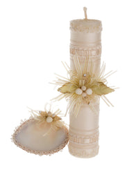 Set de bautizo A05 para niño  Beige