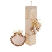 Set de bautizo  E27C para niño de Bautizo Beige