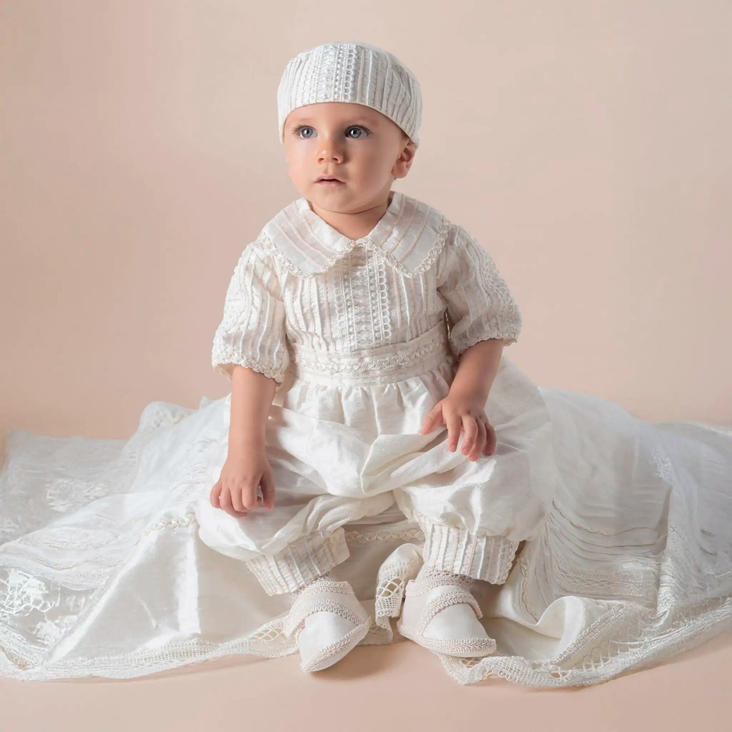 TrajesTraje de bautizo A06 para niño PerlaLuca Gobbi