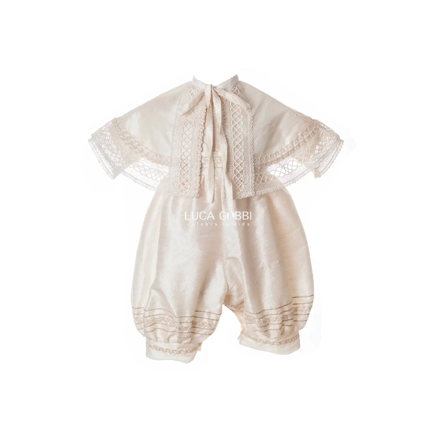 TrajesTraje de bautizo E27 para niño BeigeLuca Gobbi