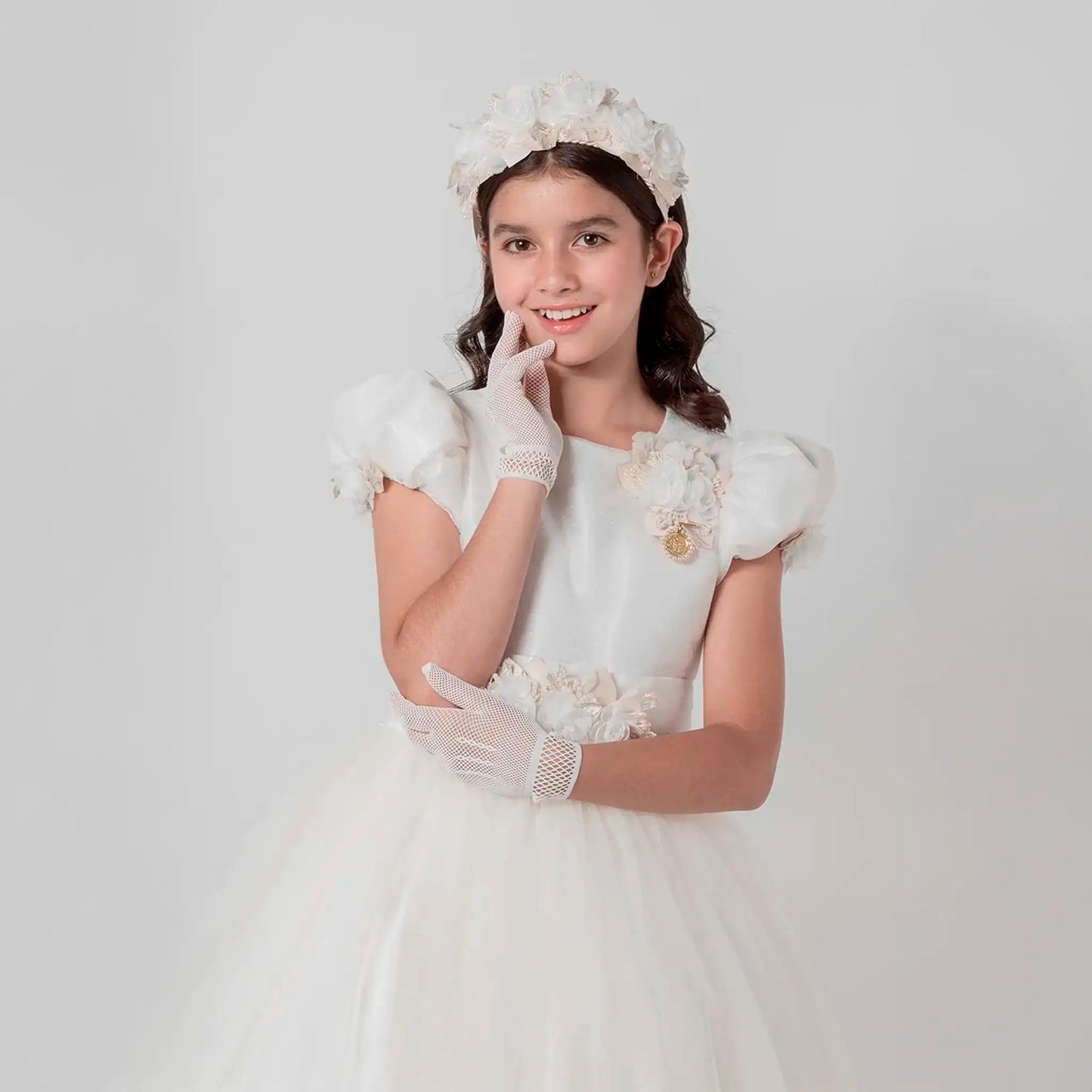 Gala Floral 23 - 24Vestido de Primera Comunión AlheliLuca Gobbi