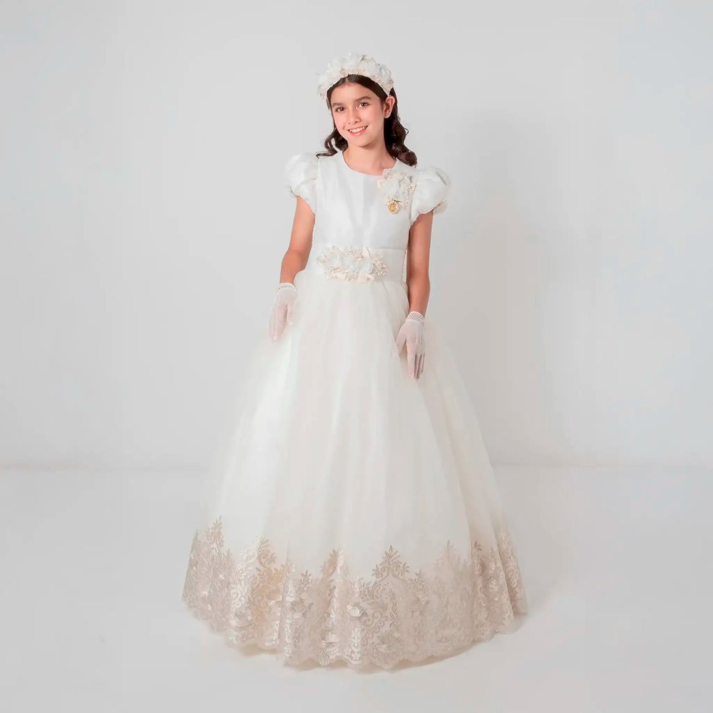 Gala Floral 23 - 24Vestido de Primera Comunión AlheliLuca Gobbi
