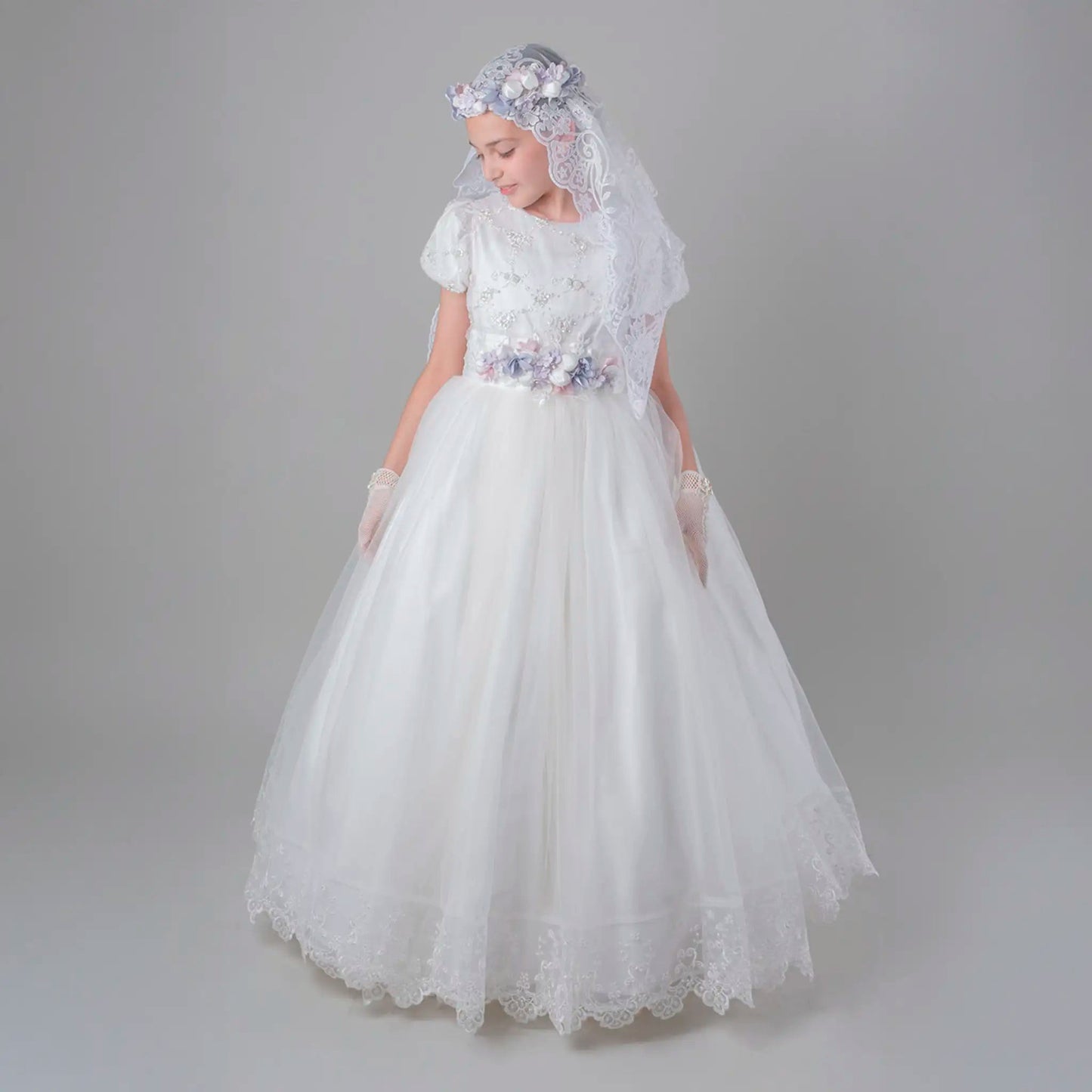 Gala Floral 23 - 24Vestido de Primera Comunión OrquídeaLuca Gobbi