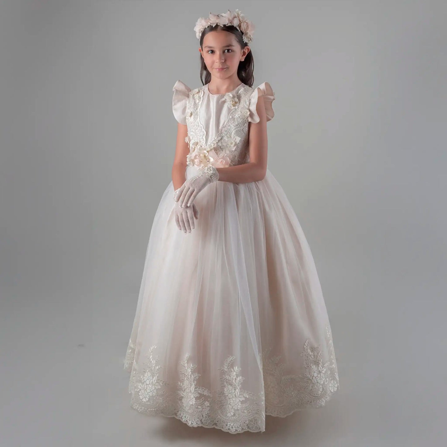 Gala Floral 23 - 24Vestido de Primera Comunión ZinniaLuca Gobbi