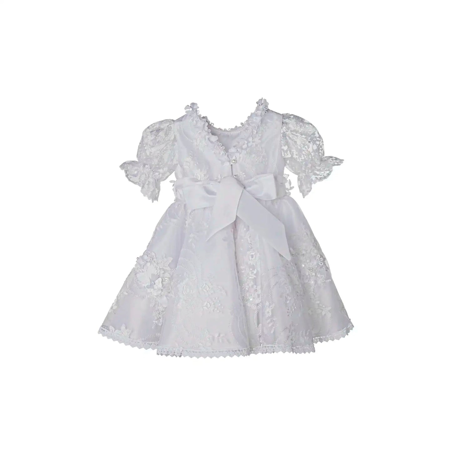 Vestidos para BautizoVestido Signature Bella M50 – Blanco · Incluye GorroLuca Gobbi