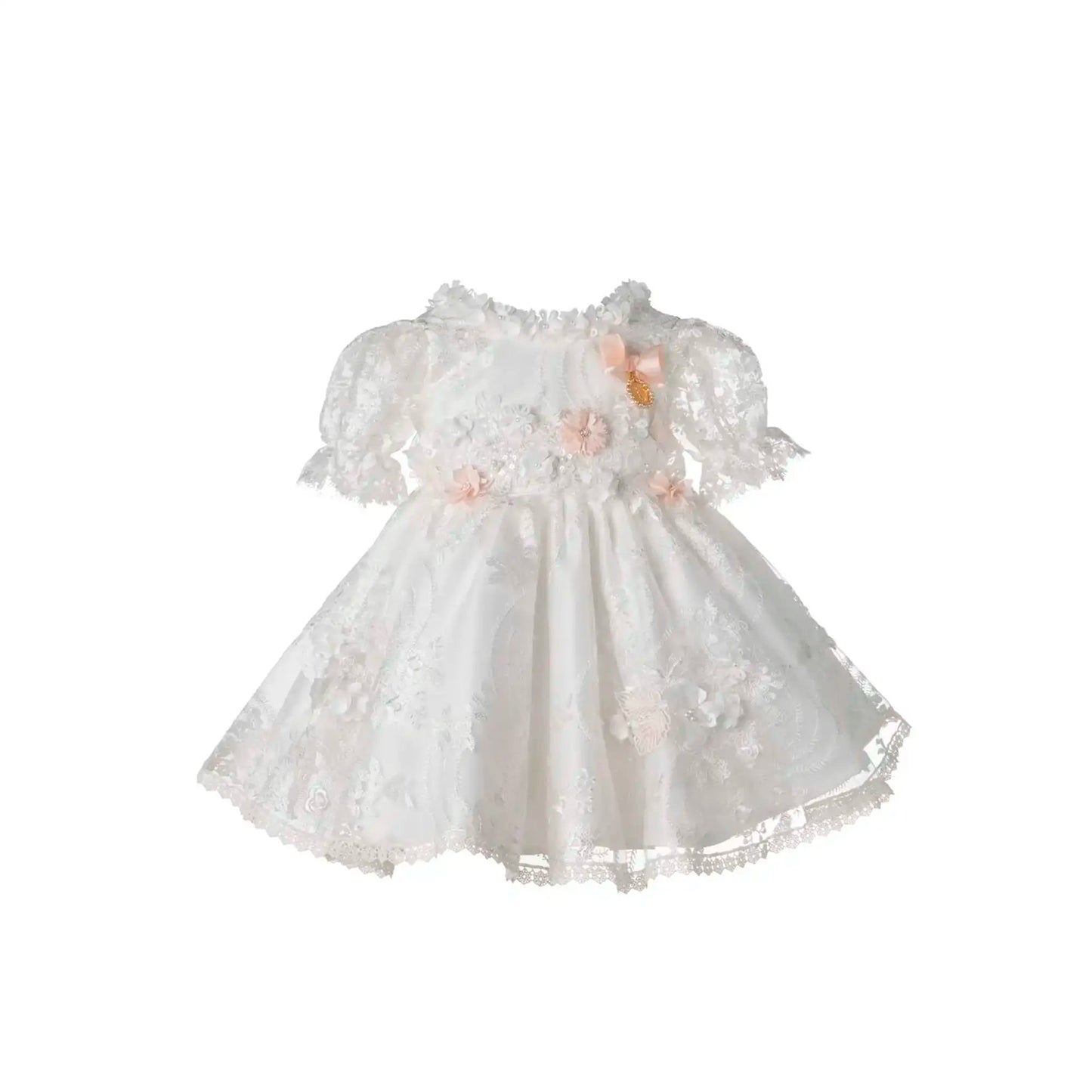 Vestidos para BautizoVestido Signature Bella M50 – Marfil · Incluye GorroLuca Gobbi