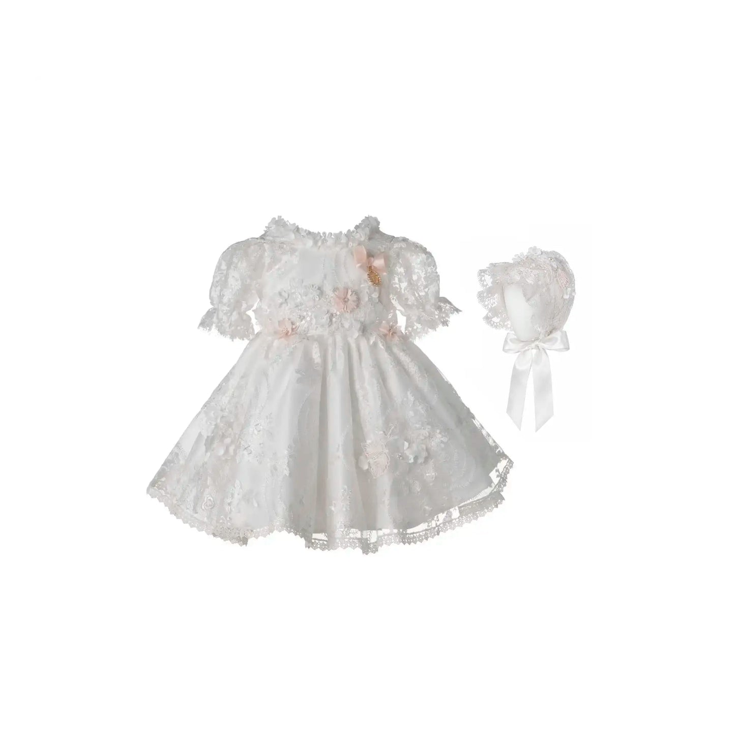 Vestidos para BautizoVestido Signature Bella M50 – Marfil · Incluye GorroLuca Gobbi