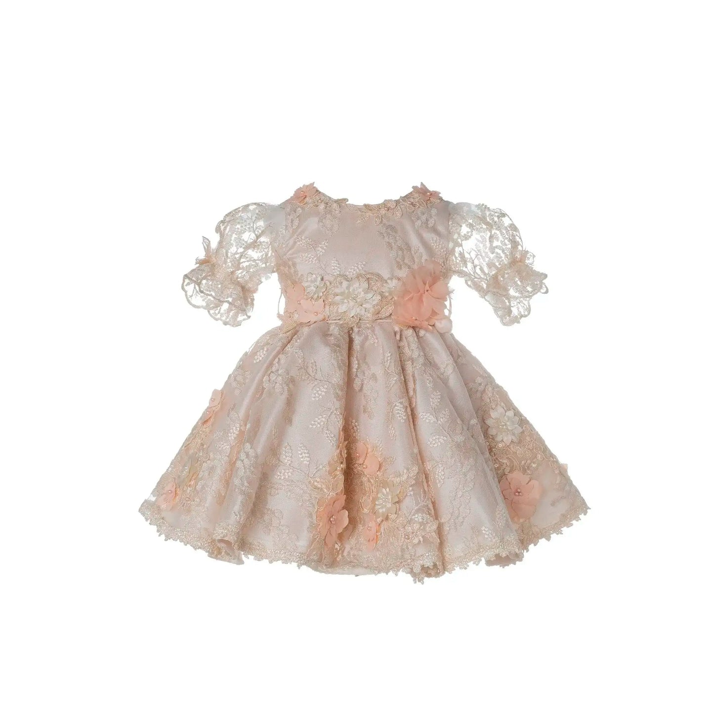 Vestidos para BautizoVestido Signature M58 – Beige · Incluye GorroLuca Gobbi