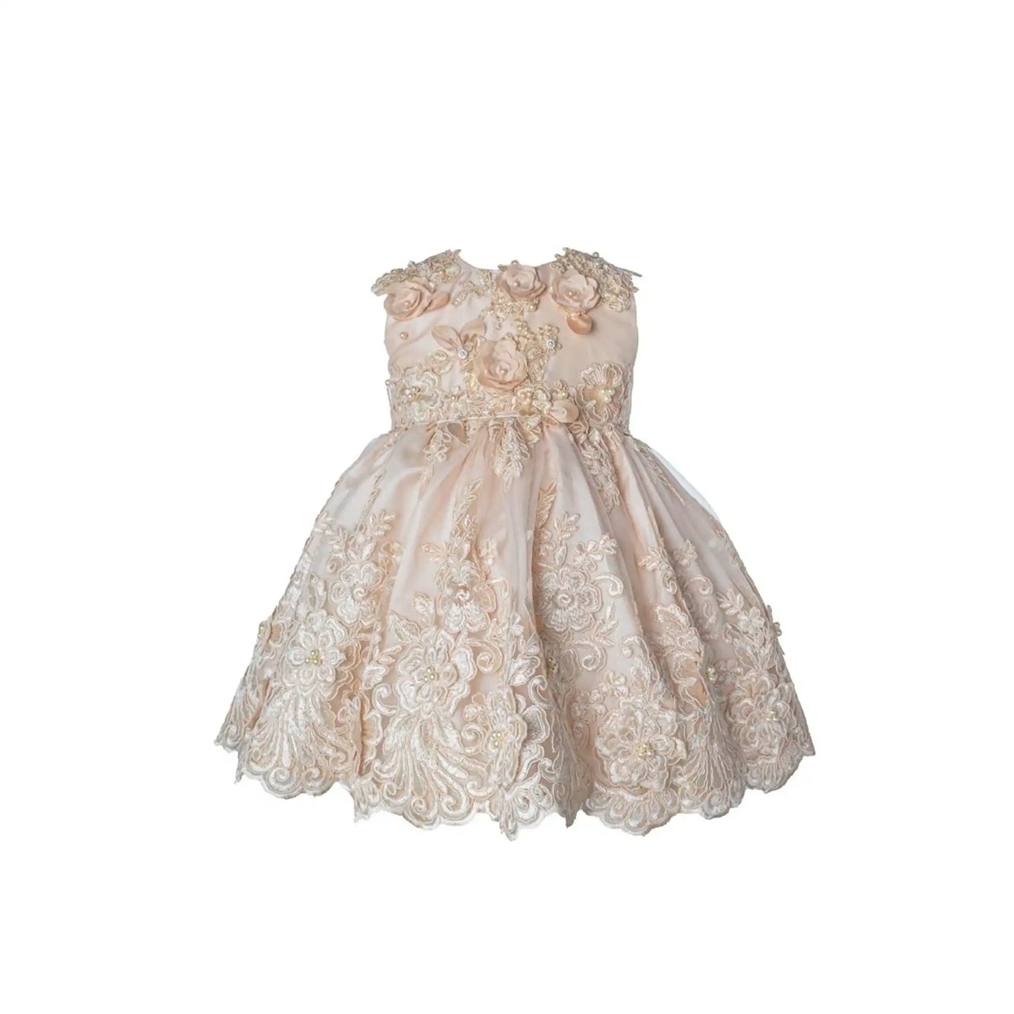 Vestidos para BautizoVestido Signature S60 – Beige · Incluye GorroLuca Gobbi