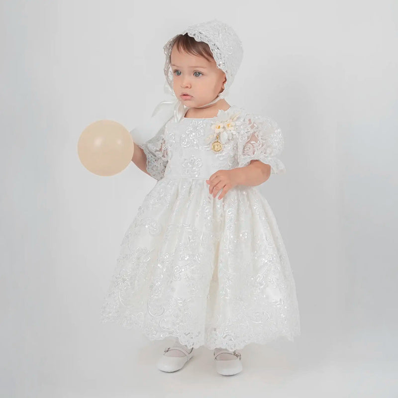 Vestidos para BautizoVestido Signature S70 – Marfil · Incluye GorroLuca Gobbi