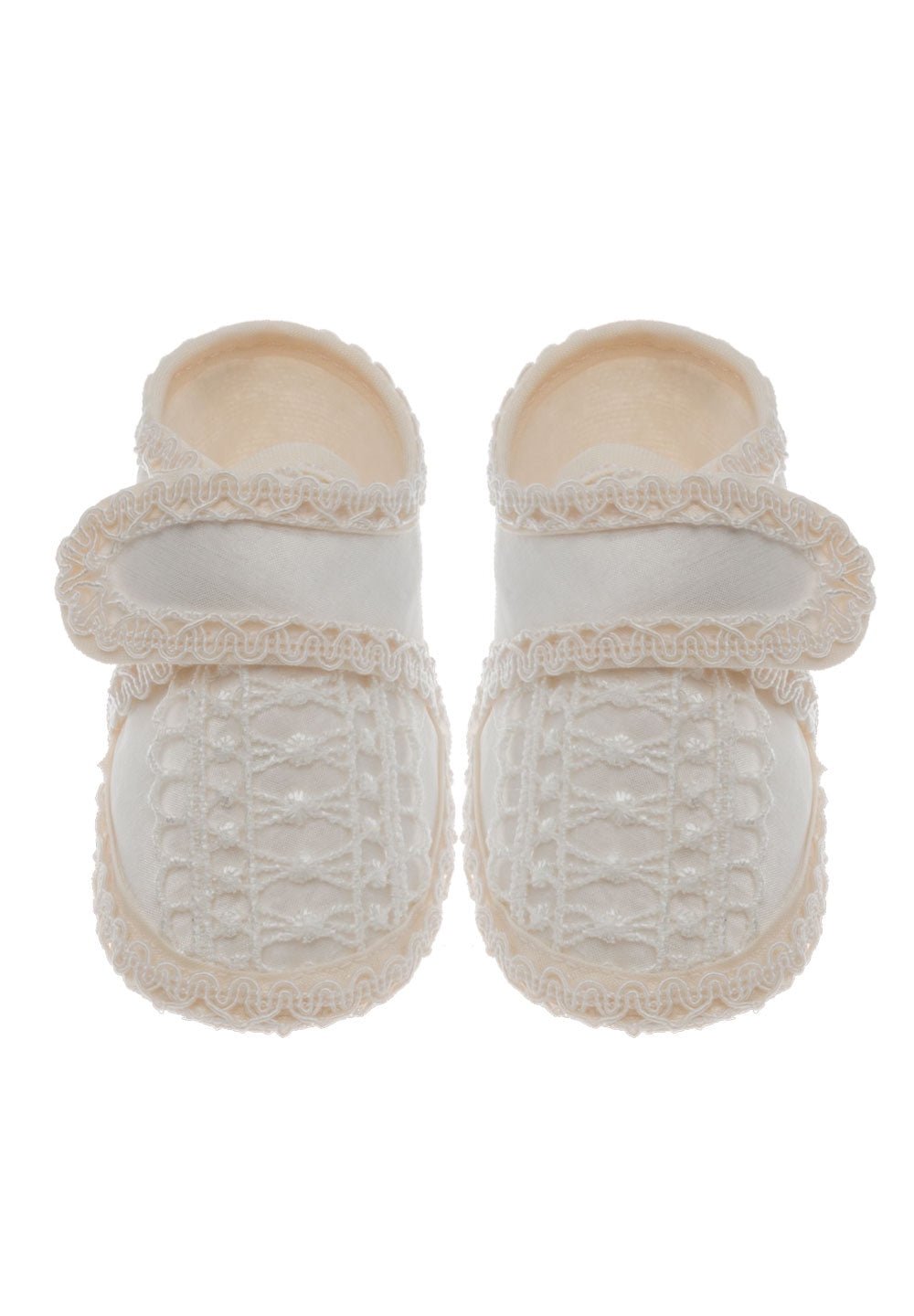 Calzado Tela (9 a 12 cm)Zapato de bautizo para niño G06 (Perla)Luca Gobbi