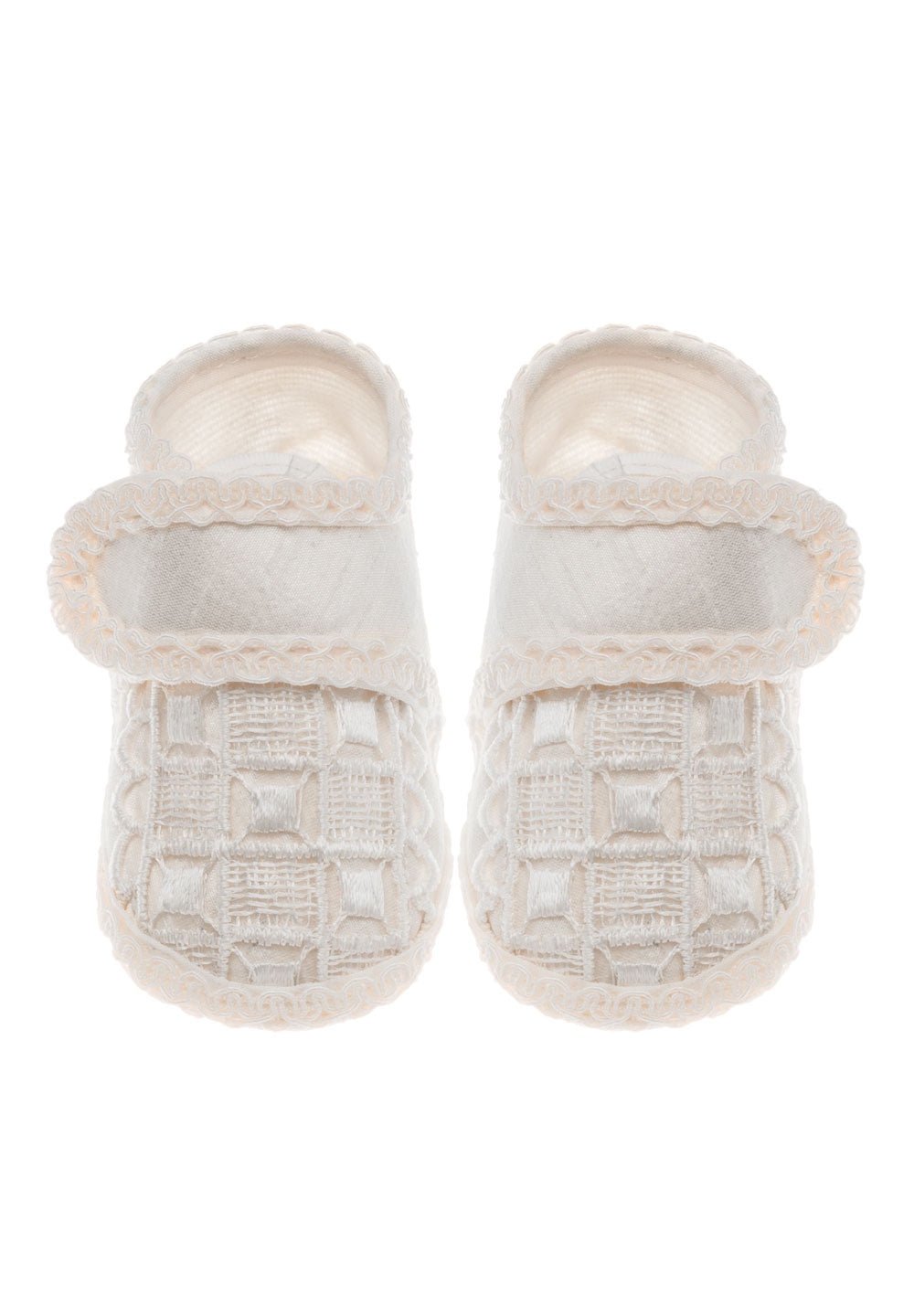 Calzado Tela (9 a 12 cm)Zapato de bautizo para niño G08 (Perla)Luca Gobbi