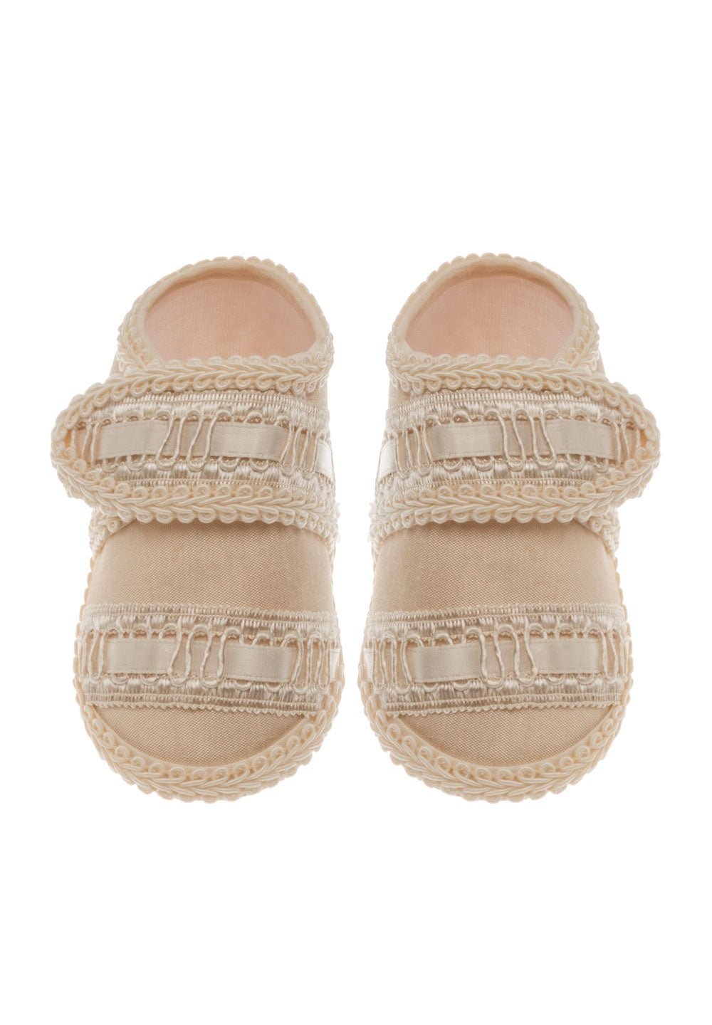 Calzado Tela (9 a 12 cm)Zapato de bautizo para niño G10 (Beige)Luca Gobbi