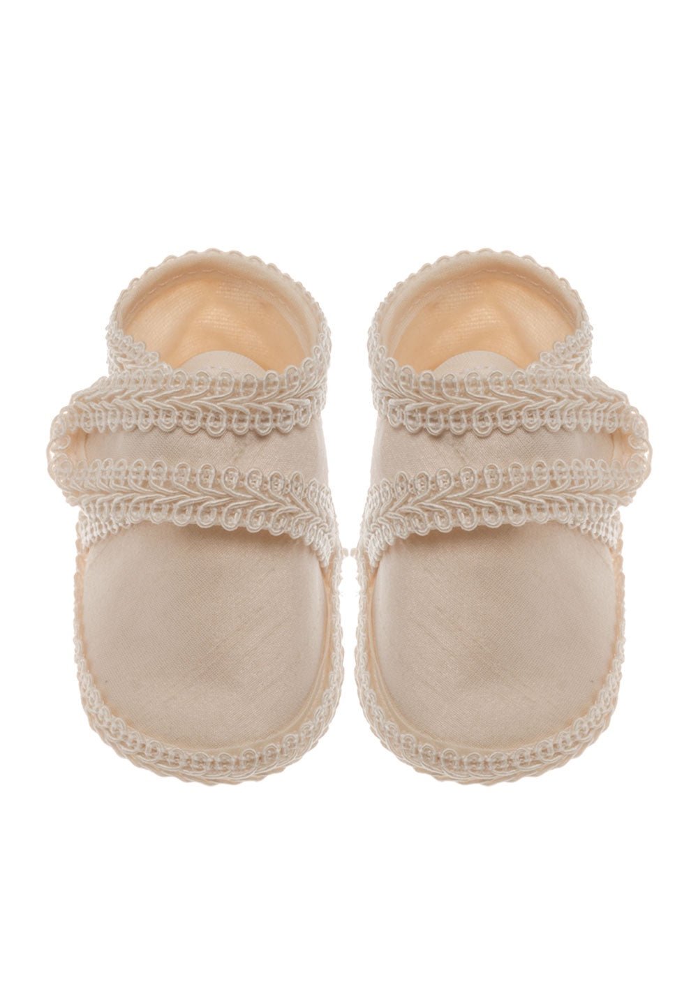 Calzado Tela (9 a 12 cm)Zapato de bautizo para niño G12 (Beige)Luca Gobbi