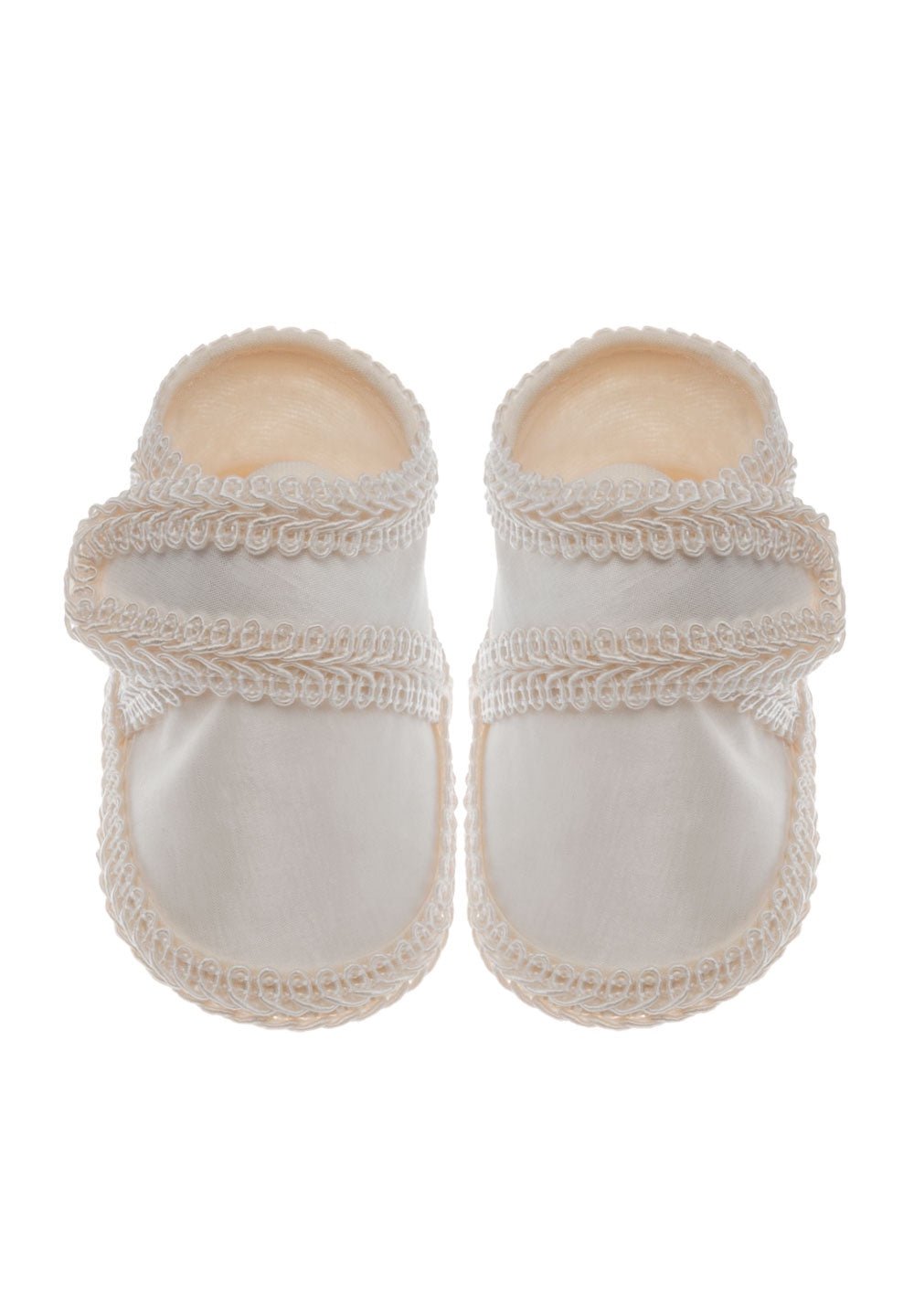 Calzado Tela (9 a 12 cm)Zapato de bautizo para niño G12 (Perla)Luca Gobbi
