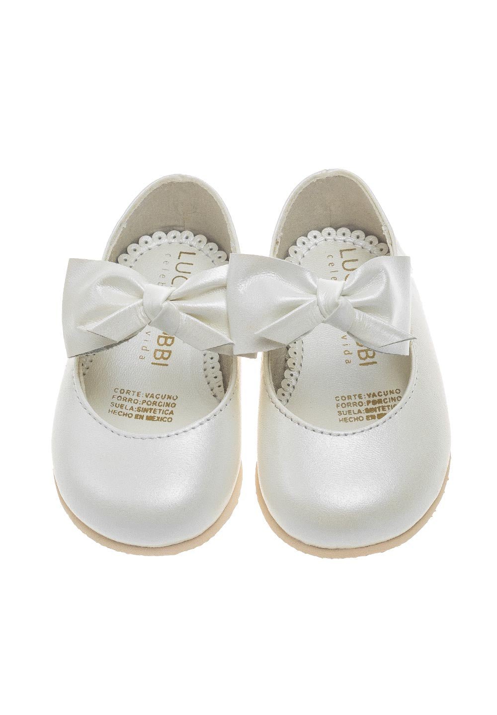 Calzado Piel/Cuero (10 a 21 cm)Zapato de Piel 205 para niña BabyFlex (Perla)Luca Gobbi