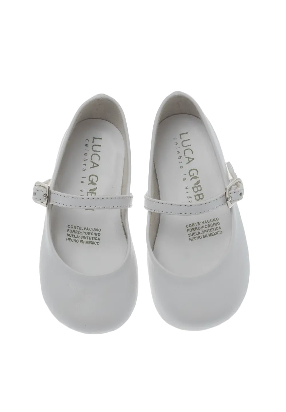 Calzado Piel/Cuero (10 a 21 cm)Zapato de Piel 309 para niña BabyFlex (Blanco)Luca Gobbi