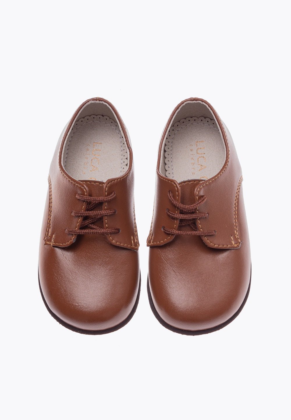 Calzado Piel/Cuero (10 a 21 cm)Zapato de Piel para niño BabyFlex 204 (Café)Luca Gobbi